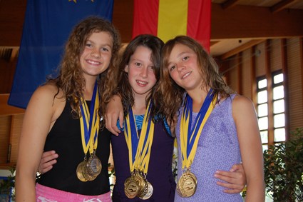 Antonia Blanke, Tabea Mose und Isabelle Mller vom Schwimm-Club Villignen sind in den Perspektivekader des Badischen Schwimmverbandes aufgenommen worden  man hat Groes mit ihnen vor