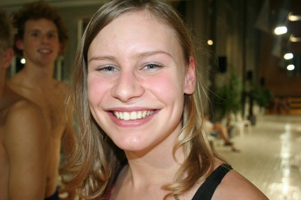 Melina Lttich vom Schwimm-Club Villingen war beim Gnadenseeschwimmen in Allensbach die schnellste Frau