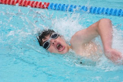 Der 13-jhrige Benedikt Maczey vom Schwimm-Club Villingen stand in Reutlingen dreimal als Dritter auf dem Treppchen